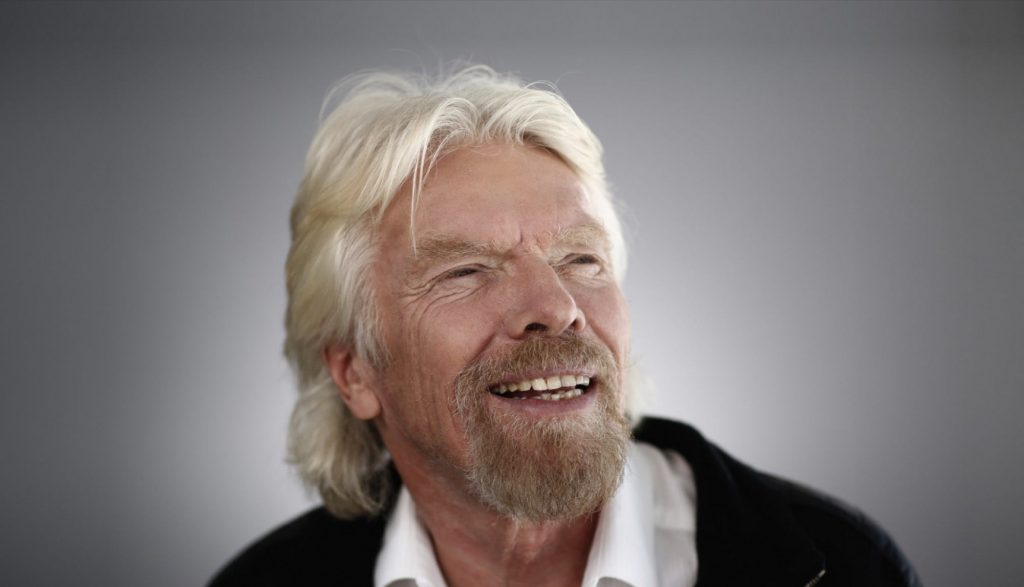  Richard Branson, the man behind Virgin Group.

